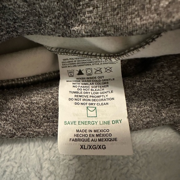 NBA TX3 WARM PULLOVER SAN ANTONIO SPURS HOODIE MENS X-LARGE Gray Black - Picture 5 of 5